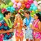 136pcs Tropical Balloon Arch Kit – Hawaiian Luau Party Decorations with Hot Pink, Green, Teal, Orange & Gold Confetti Balloons – Palm Leaves & Flower Lei Garland for Summer, Birthday & Beach Party